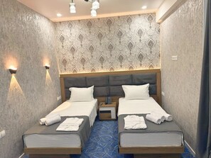 Twin Room, Balcony, City View | Desk, soundproofing, iron/ironing board, free WiFi - BRB Hotel (Tbilisi)