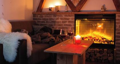 Farmhouse in secluded location above Merano with wellness area, garden, summit view