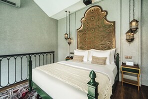 Luksus-villa - 1 soveværelse - udsigt til pool | Allergivenligt sengetøj, minibar, pengeskab på værelset