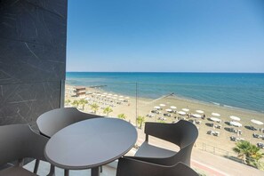 Deluxe Apartment, Balcony, Sea View | In-room safe, laptop workspace, free WiFi