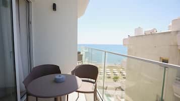 Deluxe Apartment, Balcony, Partial Sea View | Balcony view
