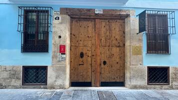 Majoituspaikan julkisivu