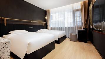 Basic Twin Room, City View | Free WiFi