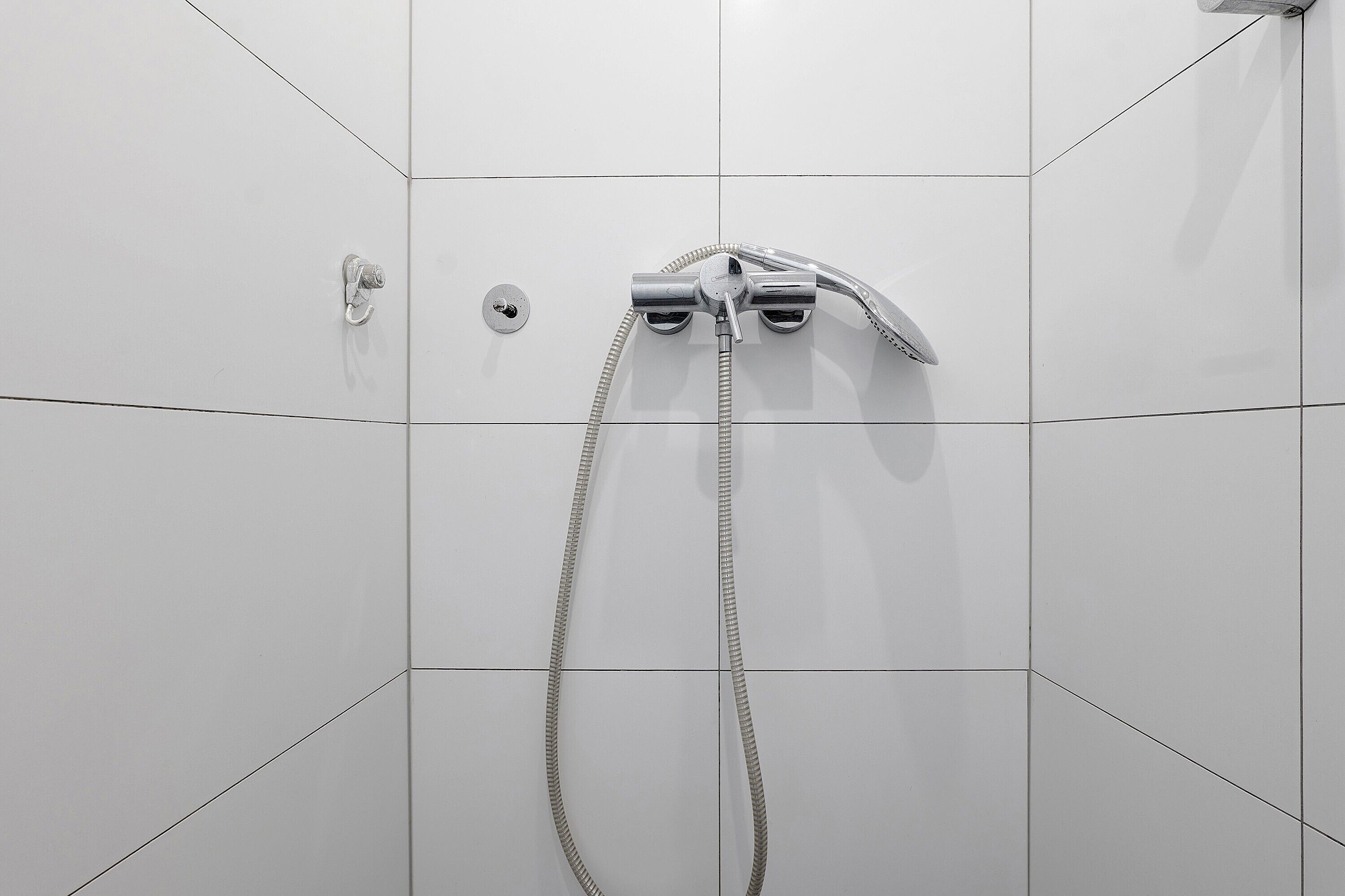 Douche, serviettes fournies