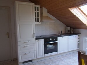 Microwave, stovetop, dishwasher