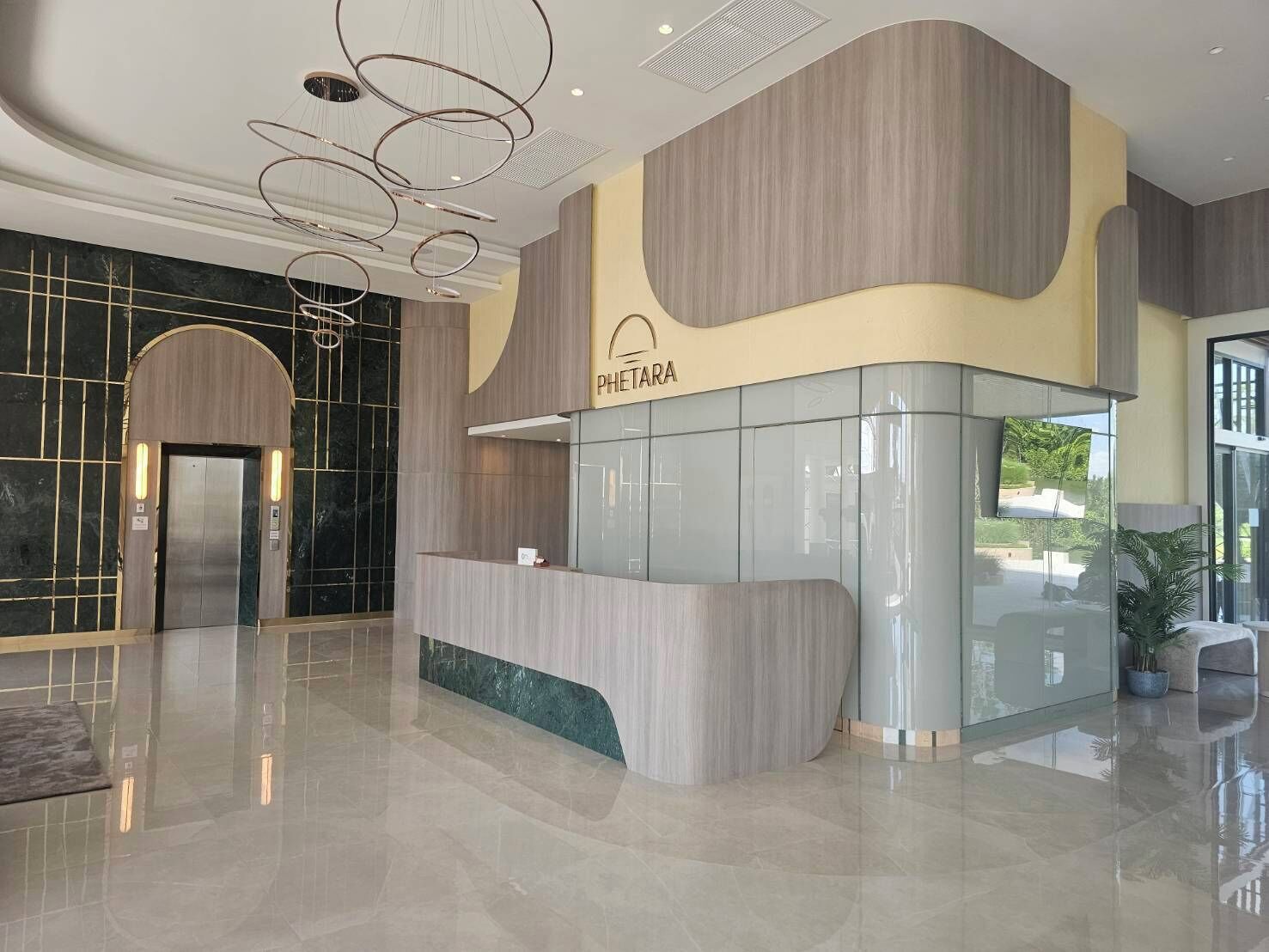 ด้านหน้าที่พัก