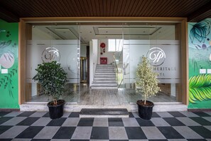 Entrée de l’hébergement