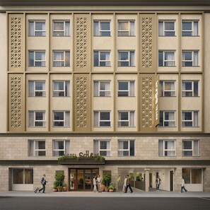 Façade de l’hébergement