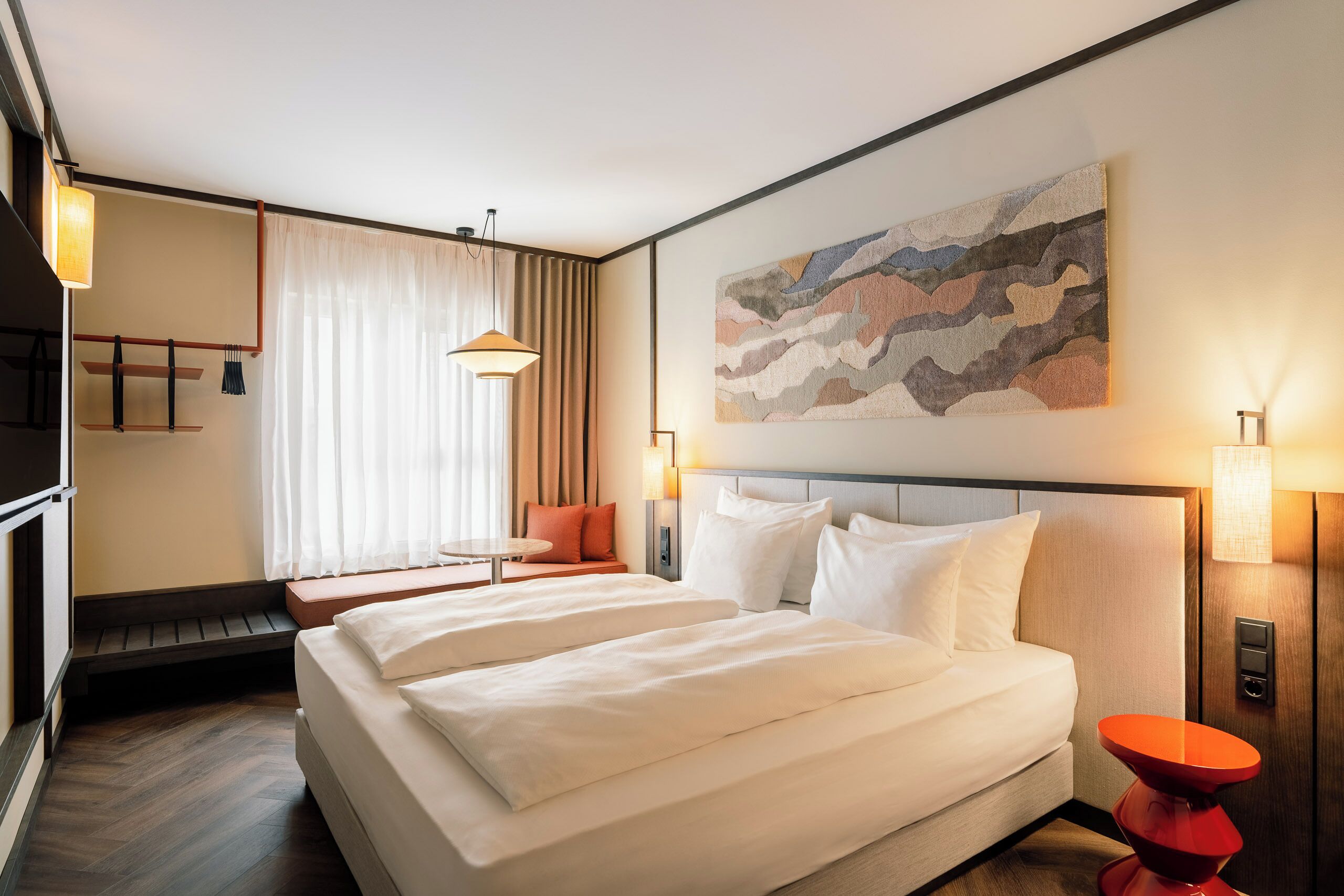 Coffre-fort, accès au Wi-Fi (inclus), literie fournie