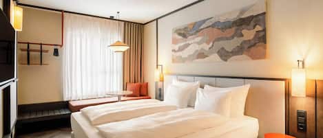 Een kluis op de kamer, gratis wifi, beddengoed