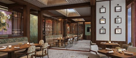 4 restaurants, breakfast, lunch, dinner served; Italian cuisine