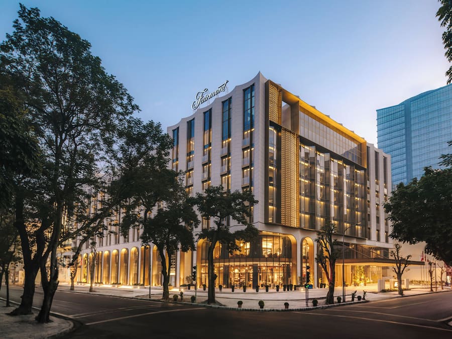 Majoituspaikan julkisivu