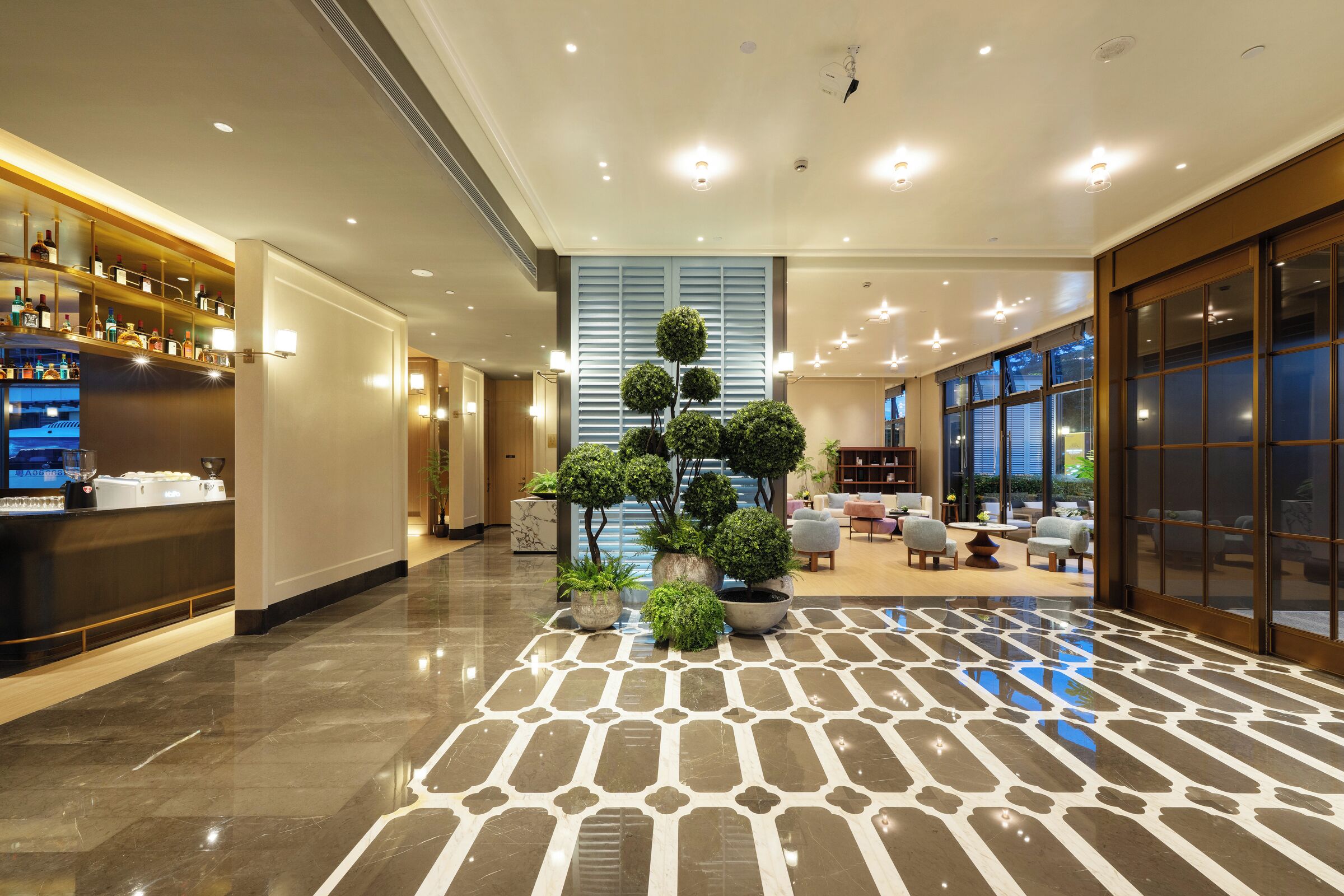 Lobby sitting area