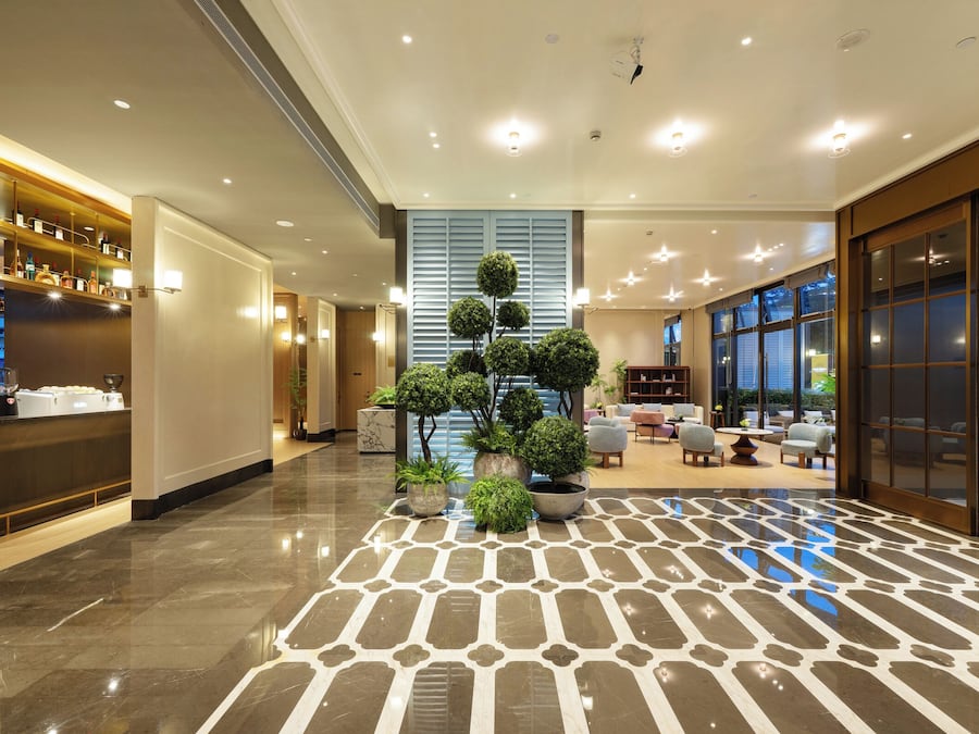 Lobby sitting area