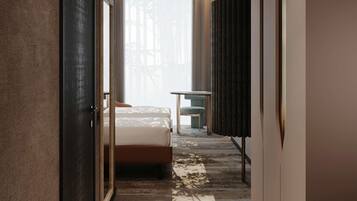 Habitación estándar, 2 camas individuales | Ropa de cama hipoalergénica, caja fuerte, sistema de insonorización