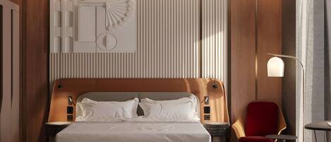 Presidential Suite, 2 Double Beds | In-room safe, soundproofing, iron/ironing board, free WiFi