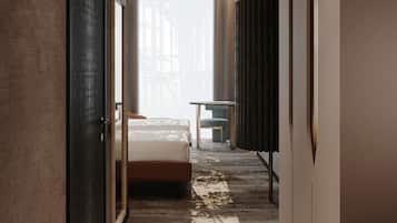 Standard Room, 2 Twin Beds | Hypo-allergenic bedding available, in-room safe, soundproofing