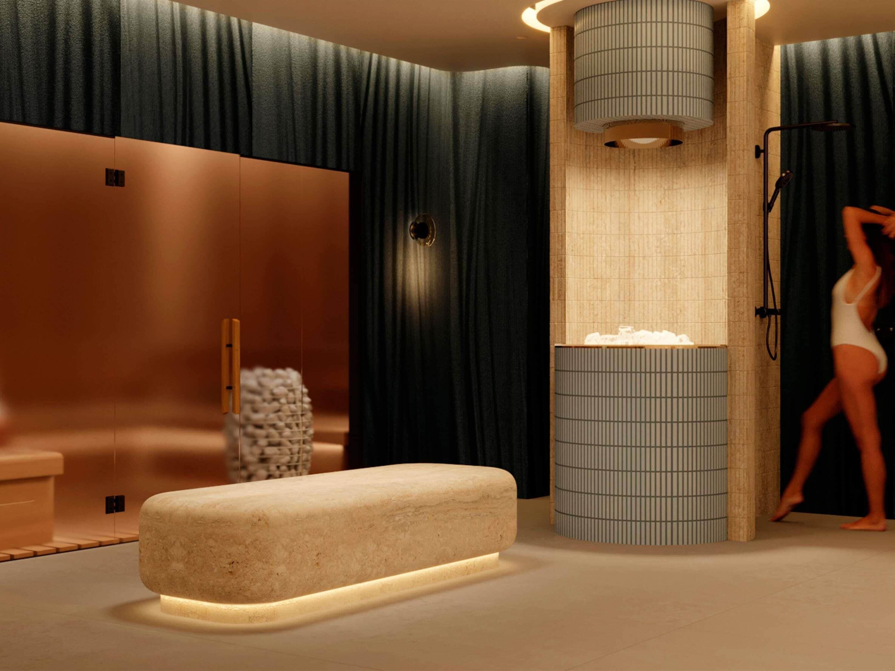 Sauna, baño de vapor, baño turco o hammam y tratamientos corporales 
