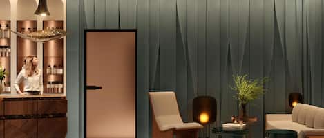 Sauna, steam room, Turkish bath/hammam, body treatments, body wraps