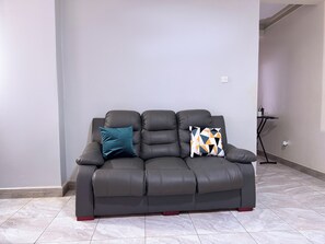 Economy Apartment, Balcony, City View | Living area