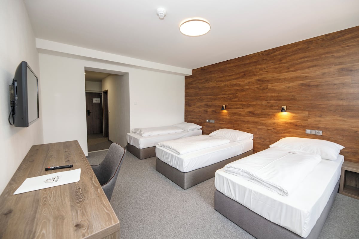 Classic-værelse til 3 personer - bjergudsigt | Skrivebord