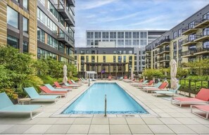 Pool - Central 1-BR Condo Assembly Row Gym & Pool Sleep 5 (Somerville)