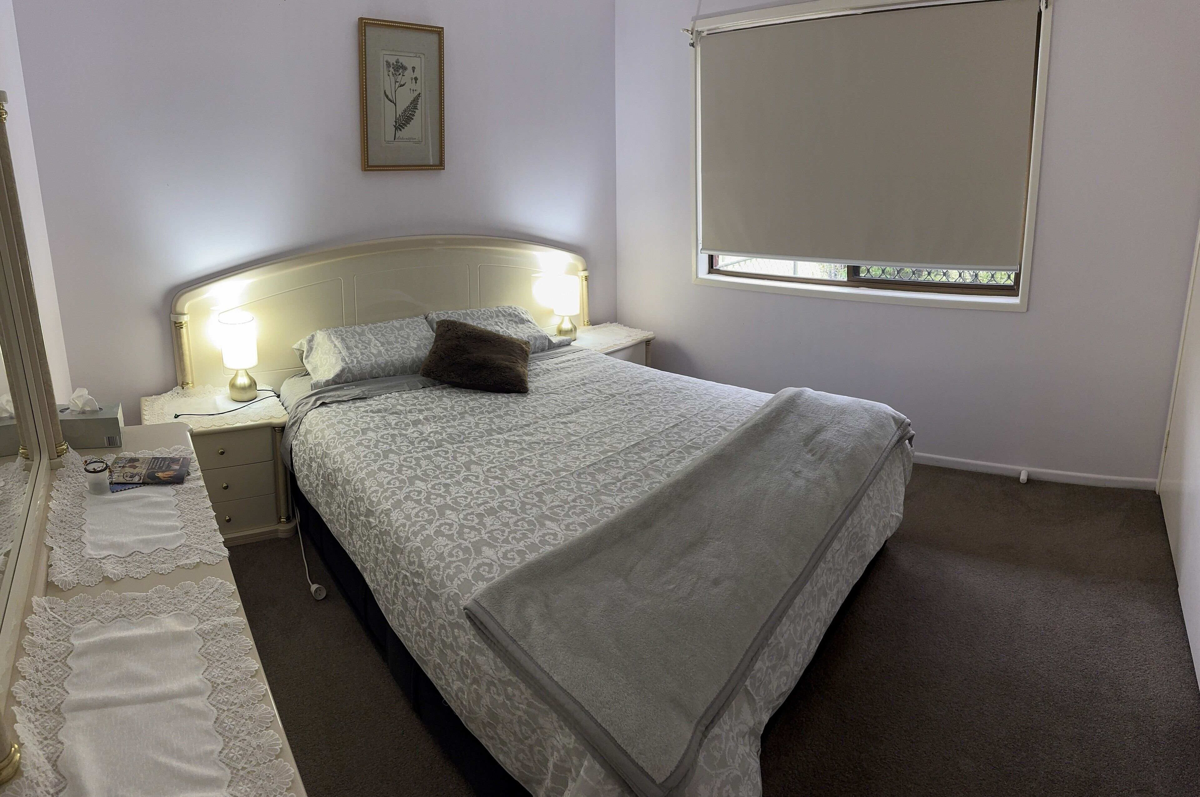 1 غرفة نوم ومكواة/لوح كي وواي فاي وملاءات أسرّة