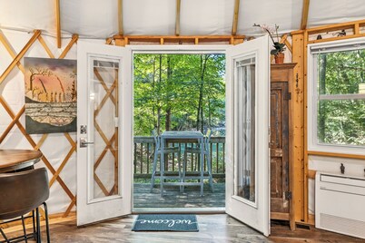 Waterfront Yurt at Rawley Retreats