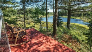 Terrace/patio - Serenity Point Dome-Romantic Escape Private Pond (Glenfield)