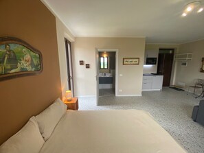 1 غرفة نوم وواي فاي وملاءات أسرّة