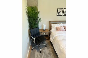 2 bedrooms, desk, iron/ironing board, free WiFi