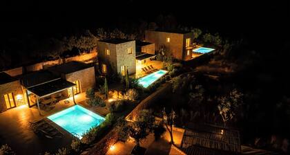 Riverstone Estate 3villas 3pools close to Kalogria beach