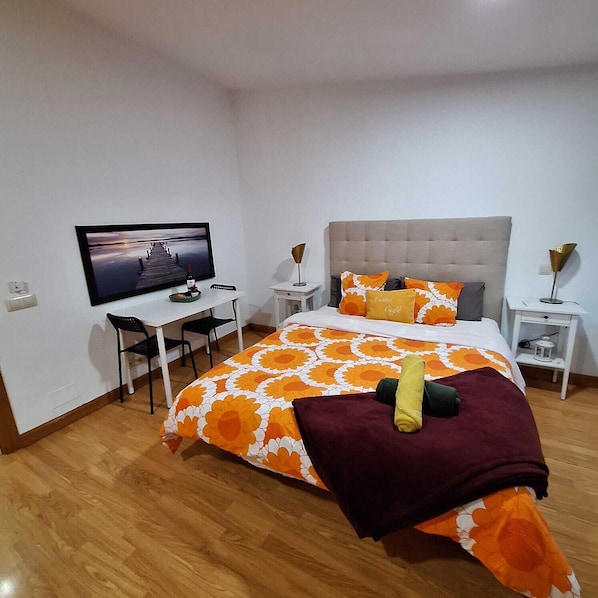 Kamer, 2 tweepersoonsbedden | Beddengoed