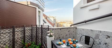 Suite, byutsikt | Terrasse/patio