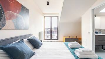 Suite, City View | Desk, iron/ironing board, free WiFi, bed sheets
