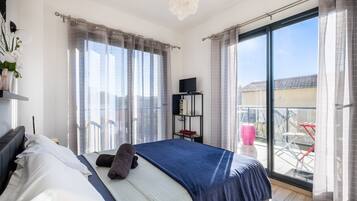 2 chambres, fer et planche Ă repasser, Wi-Fi, draps fournis