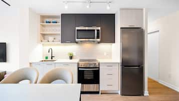 Stadtwohnung, Nichtraucher, Stadtblick | Eigene Küche