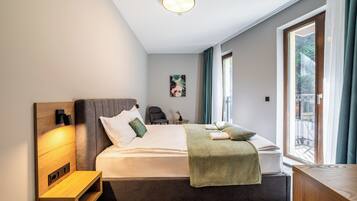 Classic Double Room, Balcony, Garden View | In-room safe, free WiFi, bed sheets