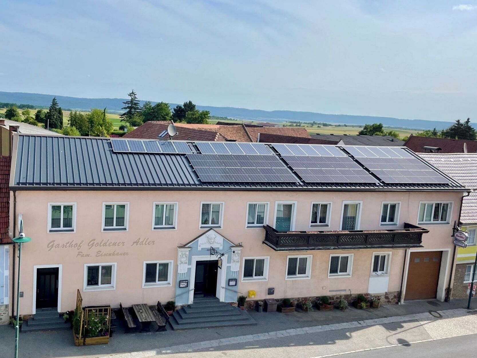 Fassade der Unterkunft