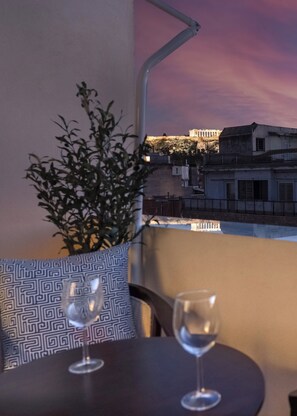 Terrace/patio - Monastiraki Hotel Apartments (Athens)