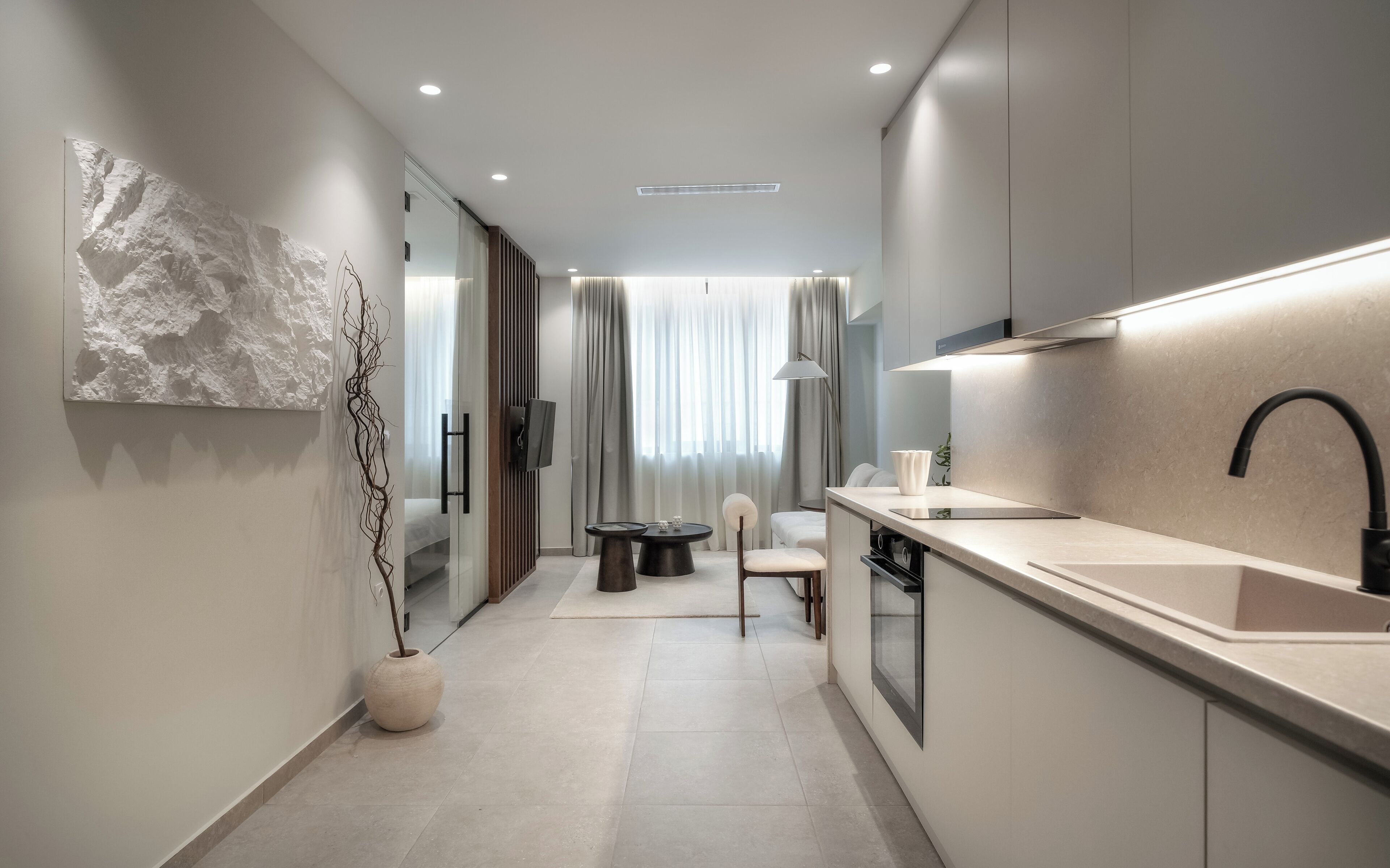 奢华公寓, 2 间卧室 | 客房内保险箱、办公桌、笔记本电脑工作区、遮光窗帘