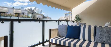 Exclusive-lejlighed - byudsigt | Udendørsområde