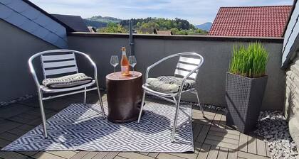 Apartment 'Merkurblick Loffenau' with Private Terrace and Wi-Fi