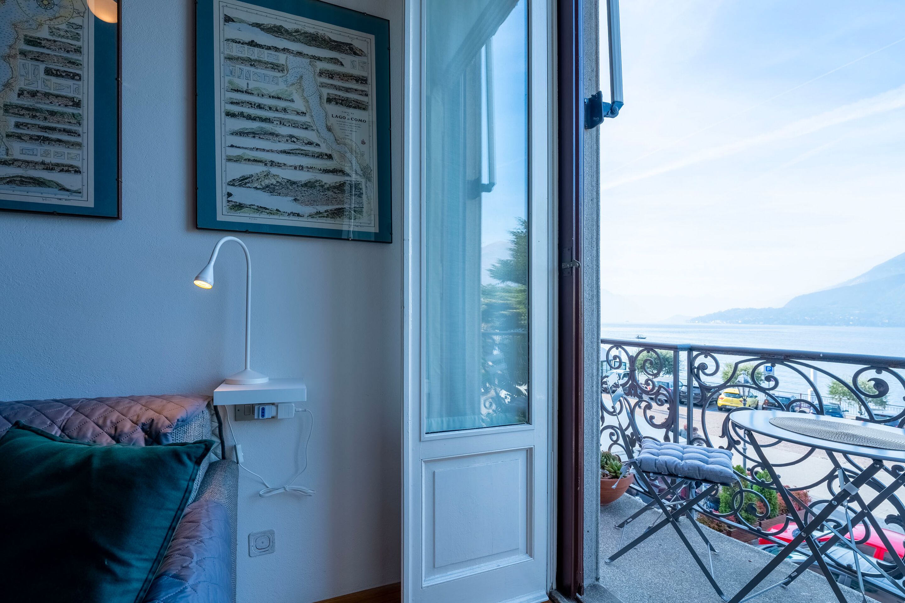 Appartamento, 2 camere da letto, vista lago | Vista balcone