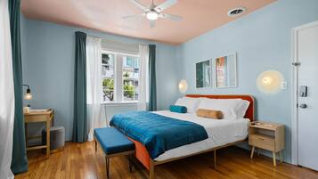 1 bedroom, iron/ironing board, travel crib, free WiFi