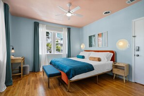 1 makuuhuone, silitysrauta/-lauta, vauvan matkasänky, ilmainen Wi-Fi