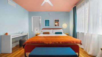 1 bedroom, iron/ironing board, travel crib, free WiFi