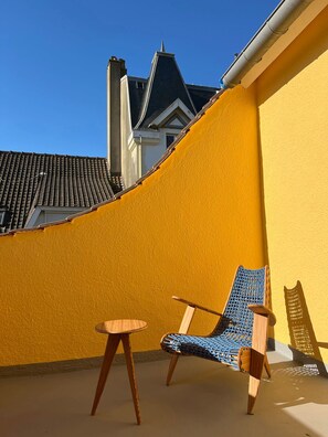 Habitación doble Confort, vista a la ciudad | Terraza o patio