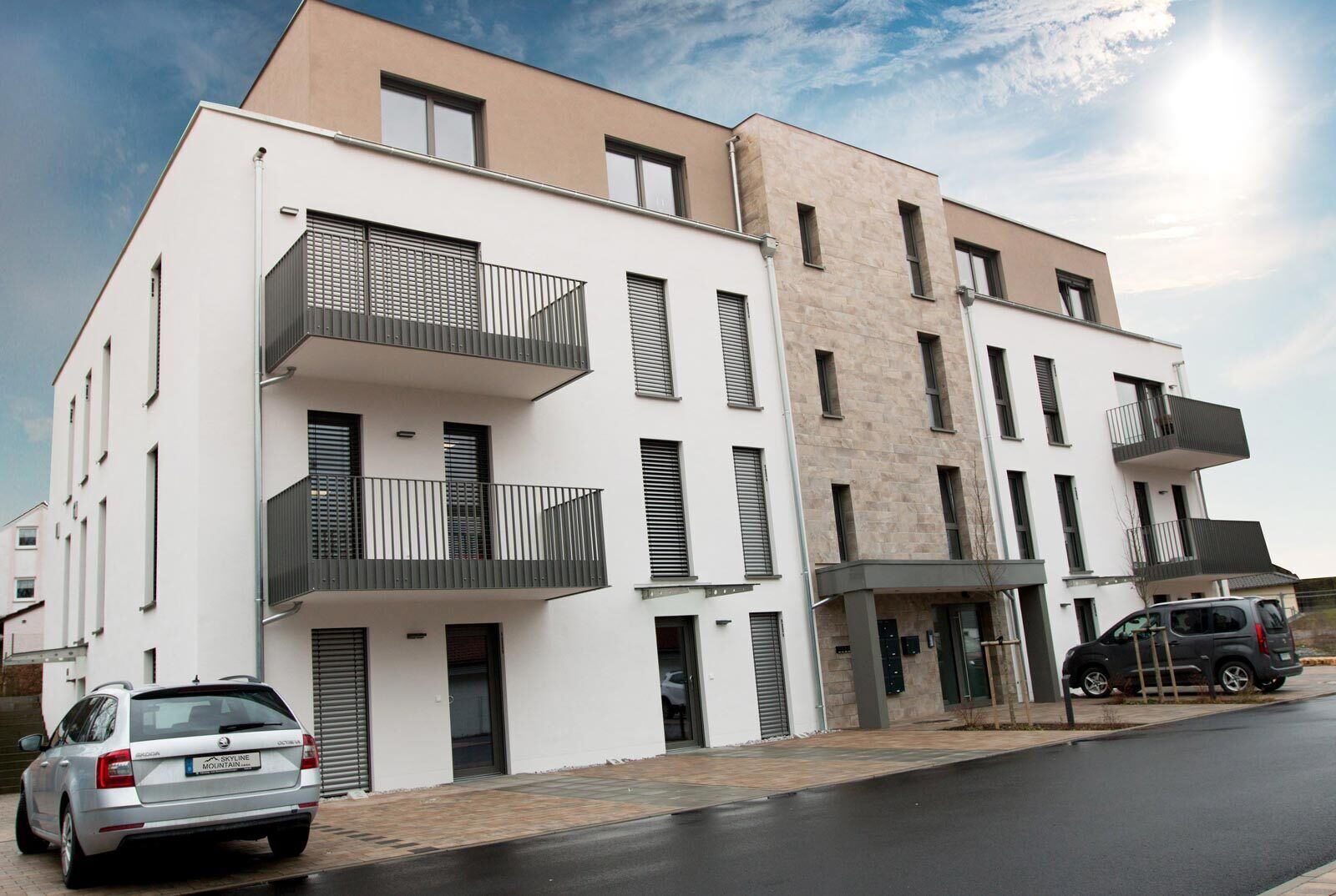 Fassade der Unterkunft