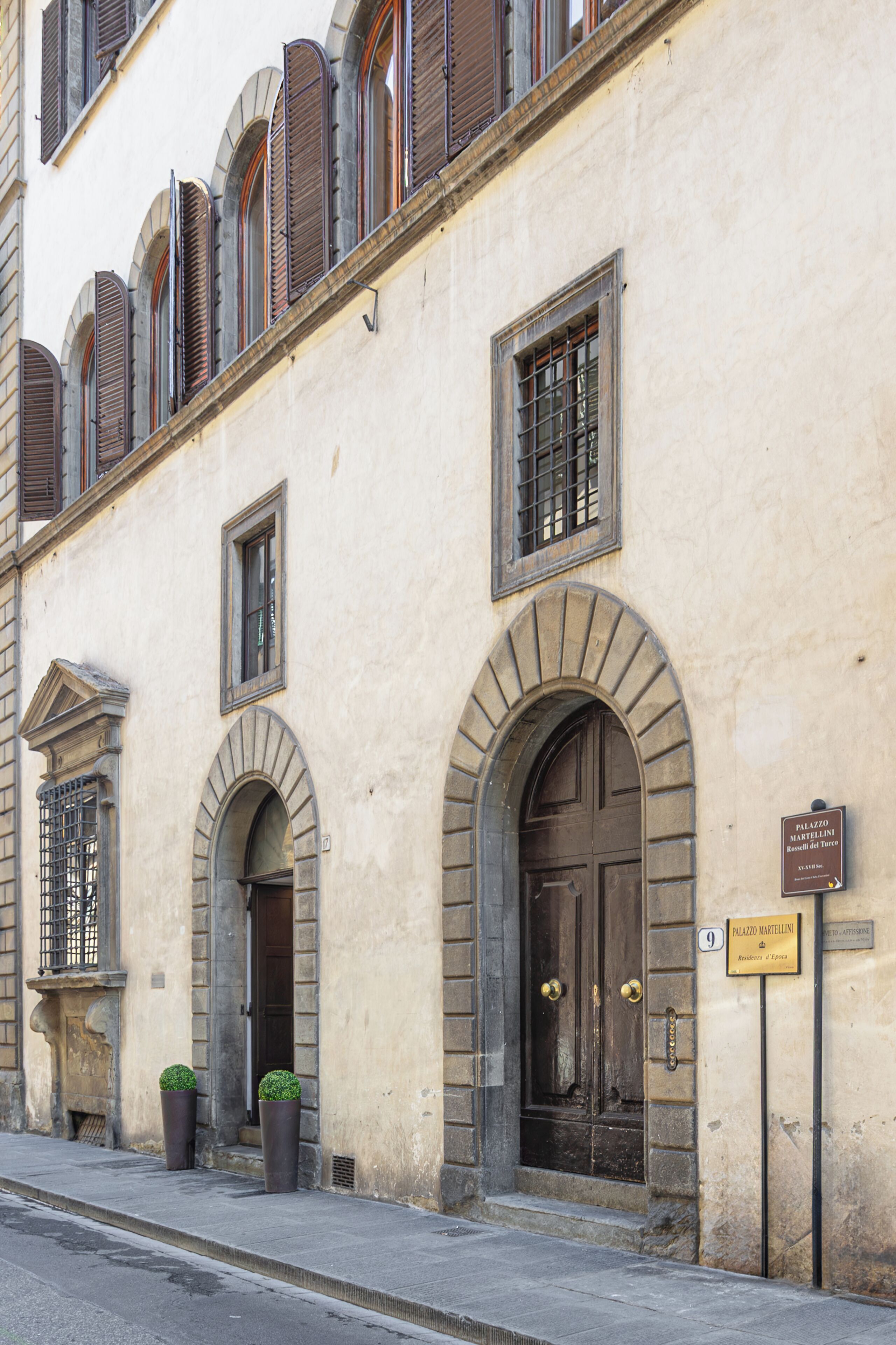 Facciata della struttura